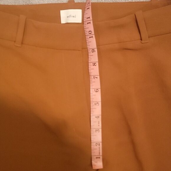 Wilfred Women's Tan Flared Pants Sz 10 - Picture 3 of 9